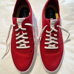 Mens Cole Haan Red Sneakers
